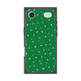 プレミアムスクエアケース［ Drawing Dot - Green ］