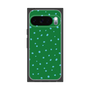 プレミアムスクエアケース［ Drawing Dot - Green ］