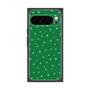 プレミアムスクエアケース［ Drawing Dot - Green ］