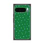 プレミアムスクエアケース［ Drawing Dot - Green ］