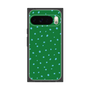 プレミアムスクエアケース［ Drawing Dot - Green ］
