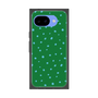 プレミアムスクエアケース［ Drawing Dot - Green ］