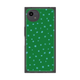 プレミアムスクエアケース［ Drawing Dot - Green ］