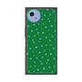 プレミアムスクエアケース［ Drawing Dot - Green ］