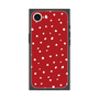 プレミアムスクエアケース［ Drawing Dot - Red ］
