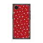 プレミアムスクエアケース［ Drawing Dot - Red ］