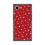 プレミアムスクエアケース［ Drawing Dot - Red ］
