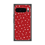 プレミアムスクエアケース［ Drawing Dot - Red ］