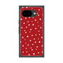 プレミアムスクエアケース［ Drawing Dot - Red ］