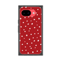プレミアムスクエアケース［ Drawing Dot - Red ］