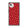 プレミアムスクエアケース［ Drawing Dot - Red ］