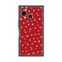 プレミアムスクエアケース［ Drawing Dot - Red ］