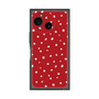 プレミアムスクエアケース［ Drawing Dot - Red ］