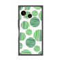 プレミアムスクエアケース［ Nordic Dot - Green ］