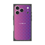 プレミアムスクエアケース［ CASEPLAY Check - Purple ］