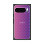 プレミアムスクエアケース［ CASEPLAY Check - Purple ］