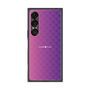 プレミアムスクエアケース［ CASEPLAY Check - Purple ］