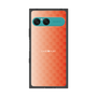 プレミアムスクエアケース［ CASEPLAY Check - Orange ］