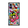 プレミアムスクエアケース［ アクビガール - フラワーリボン ］