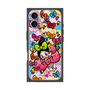 プレミアムスクエアケース［ アクビガール - フラワーリボン ］