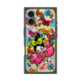 プレミアムスクエアケース［ アクビガール - フラワーリボン ］