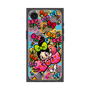 プレミアムスクエアケース［ アクビガール - フラワーリボン ］