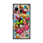 プレミアムスクエアケース［ アクビガール - フラワーリボン ］