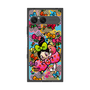 プレミアムスクエアケース［ アクビガール - フラワーリボン ］