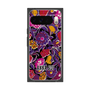 プレミアムスクエアケース［ ANNA SUI - ガーデンフワラー - マゼンタ ］