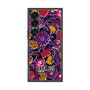 プレミアムスクエアケース［ ANNA SUI - ガーデンフワラー - マゼンタ ］