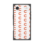 プレミアムスクエアケース［ オリジナル - CASEPLAYイニシャル総柄 - オレンジ ］