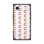 プレミアムスクエアケース［ オリジナル - CASEPLAYイニシャル総柄 - オレンジ ］