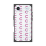 プレミアムスクエアケース［ オリジナル - CASEPLAYイニシャル総柄 - ピンク ］