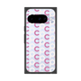 プレミアムスクエアケース［ オリジナル - CASEPLAYイニシャル総柄 - ピンク ］