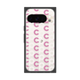 プレミアムスクエアケース［ オリジナル - CASEPLAYイニシャル総柄 - ピンク ］