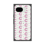プレミアムスクエアケース［ オリジナル - CASEPLAYイニシャル総柄 - ピンク ］