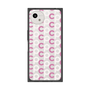 プレミアムスクエアケース［ オリジナル - CASEPLAYイニシャル総柄 - ピンク ］