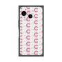 プレミアムスクエアケース［ オリジナル - CASEPLAYイニシャル総柄 - ピンク ］