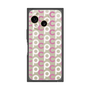 プレミアムスクエアケース［ オリジナル - CASEPLAYイニシャル総柄 - ピンク ］