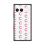 プレミアムスクエアケース［ オリジナル - CASEPLAYイニシャル総柄 - ピンク ］