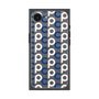 プレミアムスクエアケース［ オリジナル - CASEPLAYイニシャル総柄 - ネイビー ］