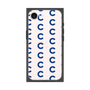 プレミアムスクエアケース［ オリジナル - CASEPLAYイニシャル総柄 - ネイビー ］