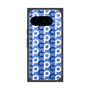 プレミアムスクエアケース［ オリジナル - CASEPLAYイニシャル総柄 - ネイビー ］