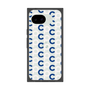 プレミアムスクエアケース［ オリジナル - CASEPLAYイニシャル総柄 - ネイビー ］