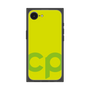 プレミアムスクエアケース［ オリジナル - CASEPLAYイニシャル - グリーン ］