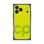 プレミアムスクエアケース［ オリジナル - CASEPLAYイニシャル - グリーン ］