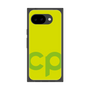 プレミアムスクエアケース［ オリジナル - CASEPLAYイニシャル - グリーン ］