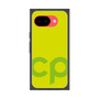 プレミアムスクエアケース［ オリジナル - CASEPLAYイニシャル - グリーン ］