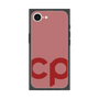 プレミアムスクエアケース［ オリジナル - CASEPLAYイニシャル - レッド ］