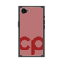 プレミアムスクエアケース［ オリジナル - CASEPLAYイニシャル - レッド ］